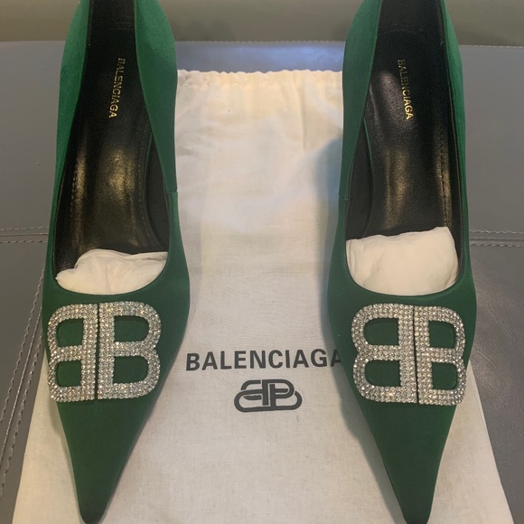 Balenciaga emerald green heels - Picture 1 of 16